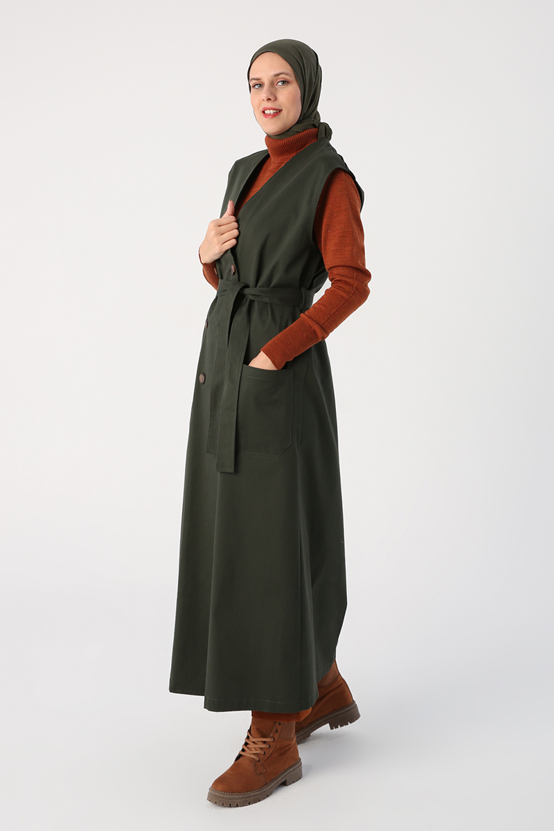 Cotton Belted Dual-Use Trench Coat